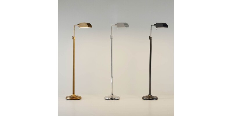 Simone Aged Brass Floor Lamp 8130CU652AB
