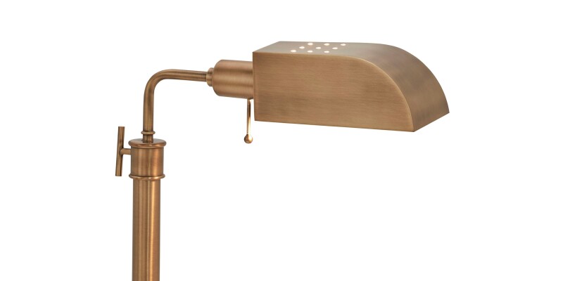 Simone Aged Brass Floor Lamp 8130CU652AB