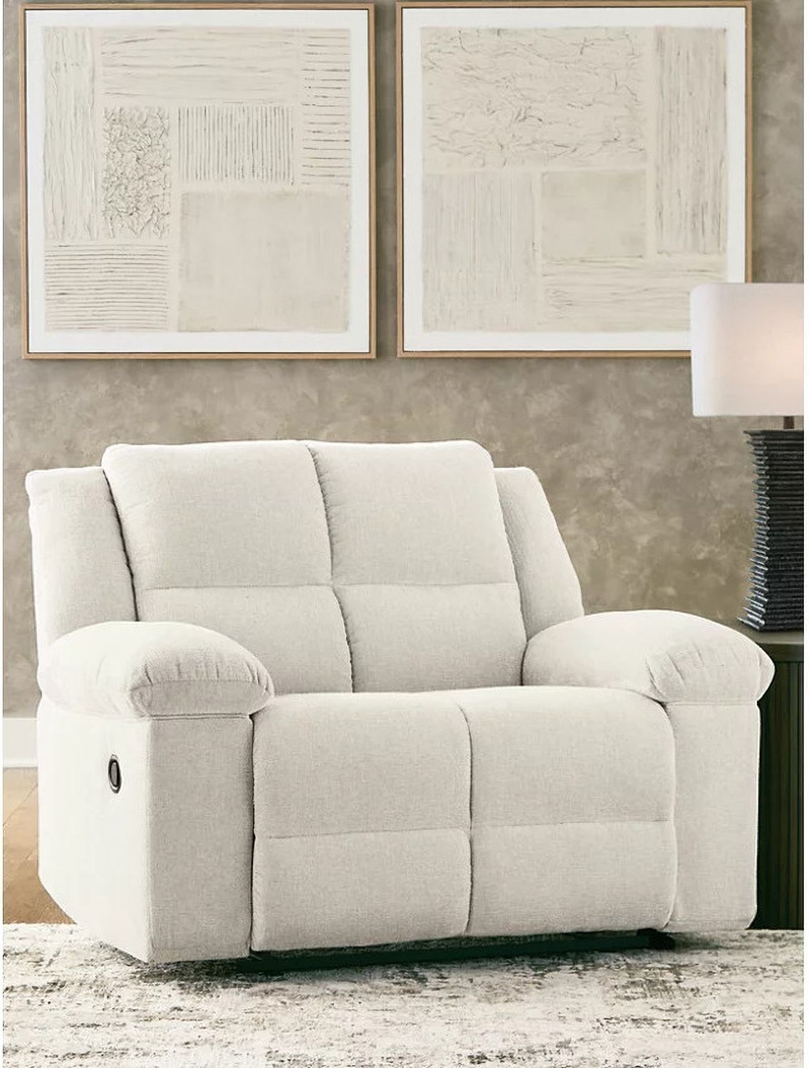 Orlen Oversized Recliner In Winter 8160252