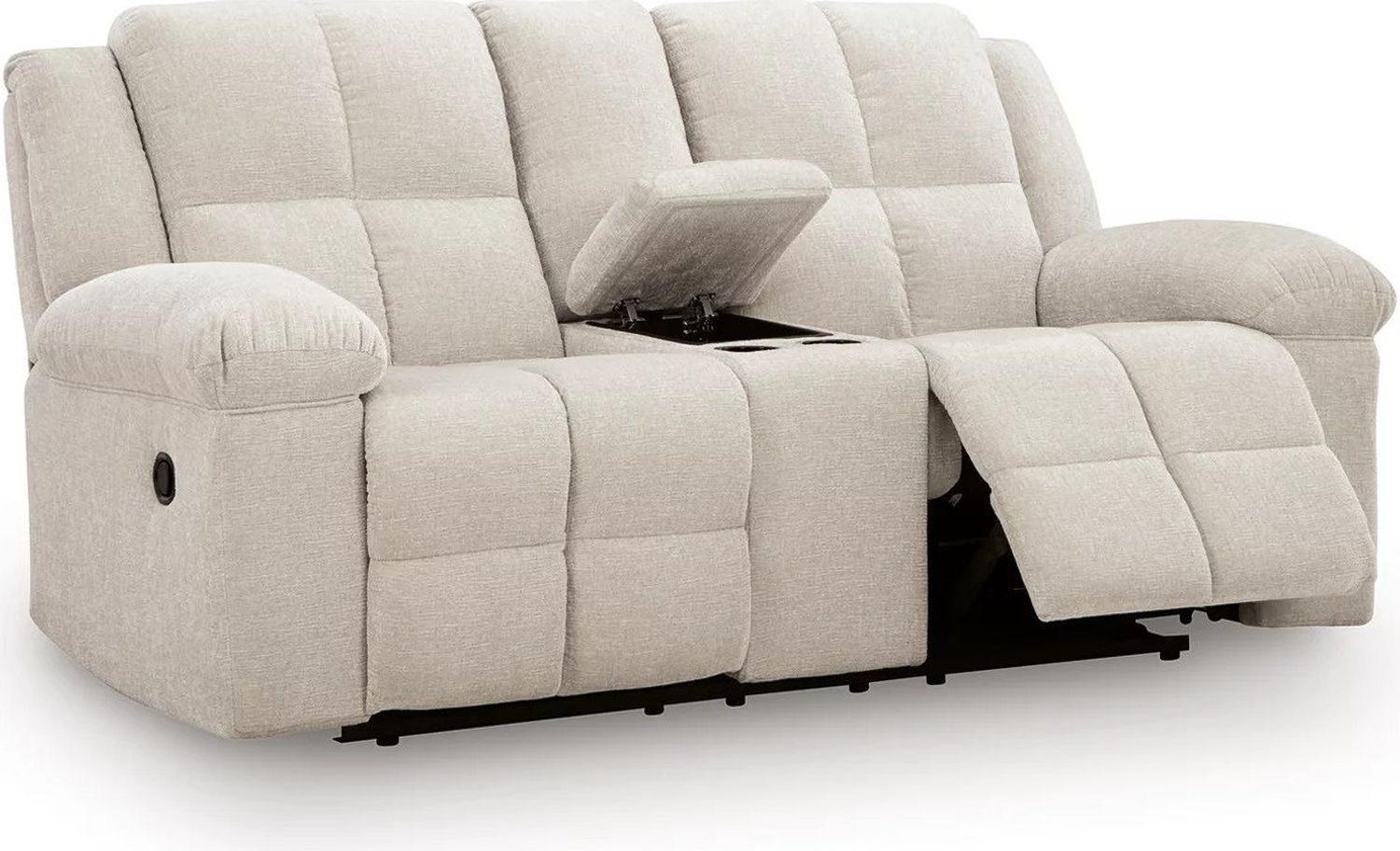 Orlen Reclining Loveseat with Console In Winter 8160294
