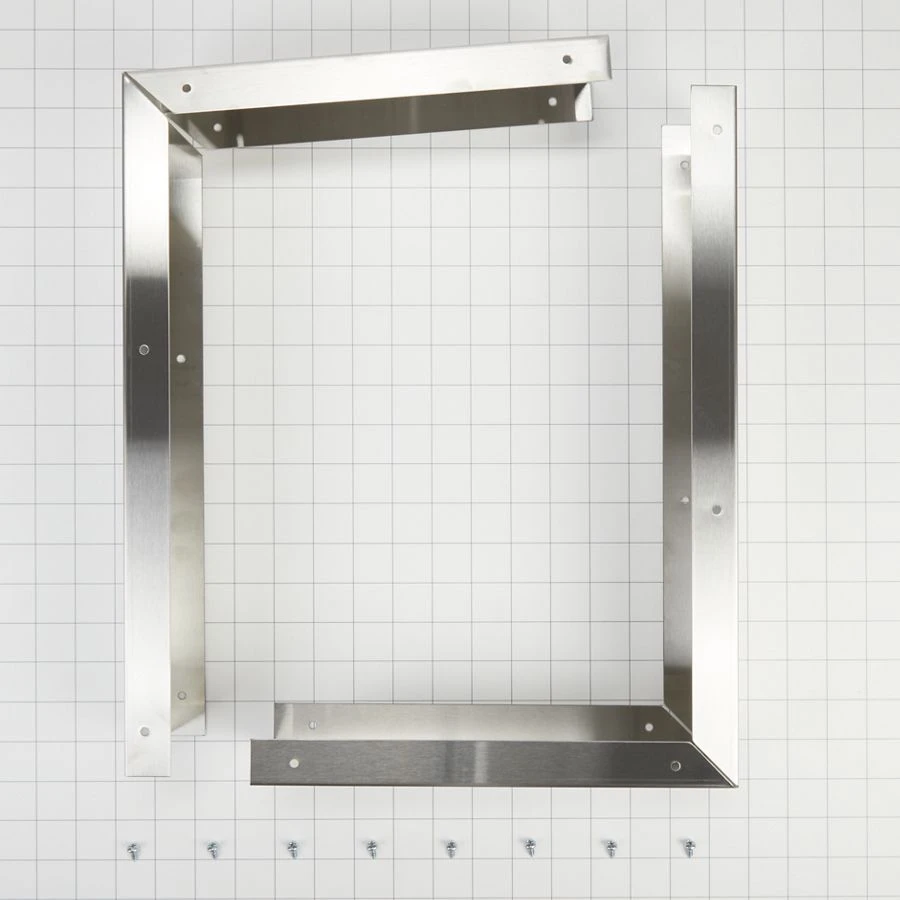 Microwave Side Panel Kit, Stainless Steel, For 36" W Openings Under 12" Cabinets, Fits 30" Jmc2430ds And Jmc2430dp 8171339
