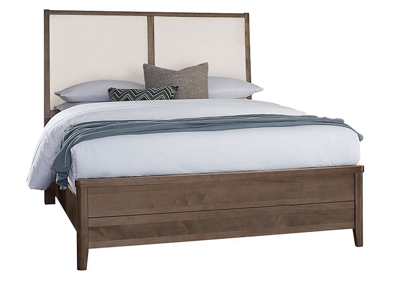 Woodbridge Upholstered Bed-white in Queen - 820-551-155-051-922 820551155051922