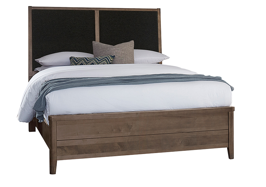 Woodbridge Upholstered Bed-black in Queen - 820-551-155-053-922 820551155053922