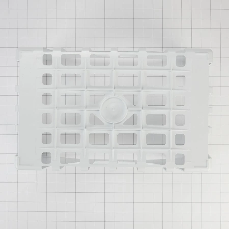 Plastic Upper Refrigerator Freezer Basket (10-IN H x 17 1/4-IN W x 11 1/4-IN D) - White 8210434A