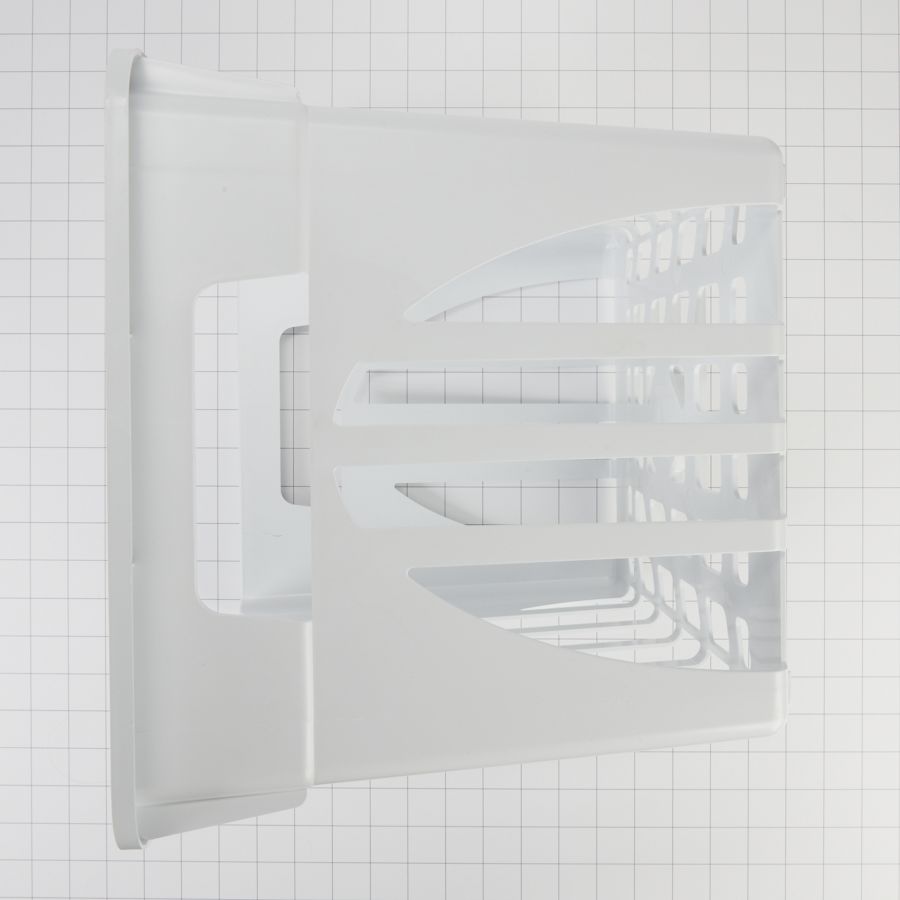 Plastic Upper Refrigerator Freezer Basket (10-in H X 17 1/4-in W X 11 1/4-in D) - White 8210434A
