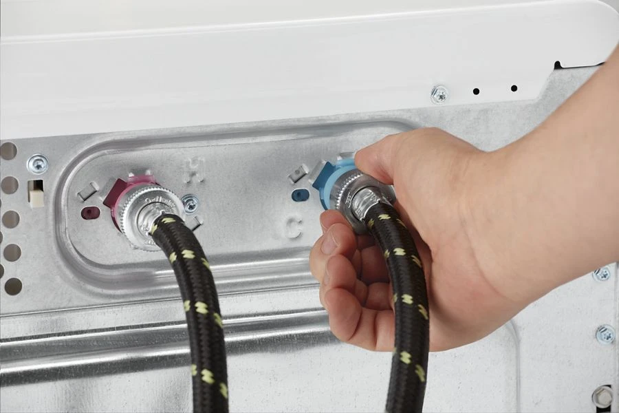 5' Braided washer fill hoses with 2 female connections - 2 pack 8212487RP