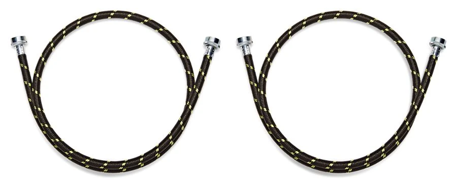 5' Braided washer fill hoses with 2 female connections - 2 pack 8212487RP
