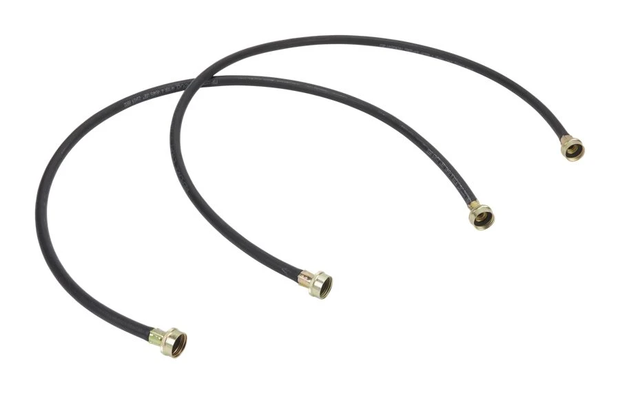 4' Black Washer Inlet Hoses 1050 PSI - 2 Pack 8212546RP