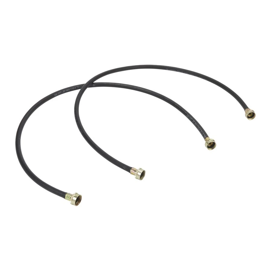 4' Black Washer Inlet Hoses 1050 PSI - 2 Pack 8212546RP