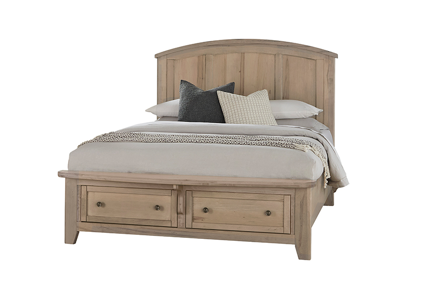 Woodbridge Arch Bed With Storage Footboard in Queen - 821-557-050B-502-555 821557050B502555