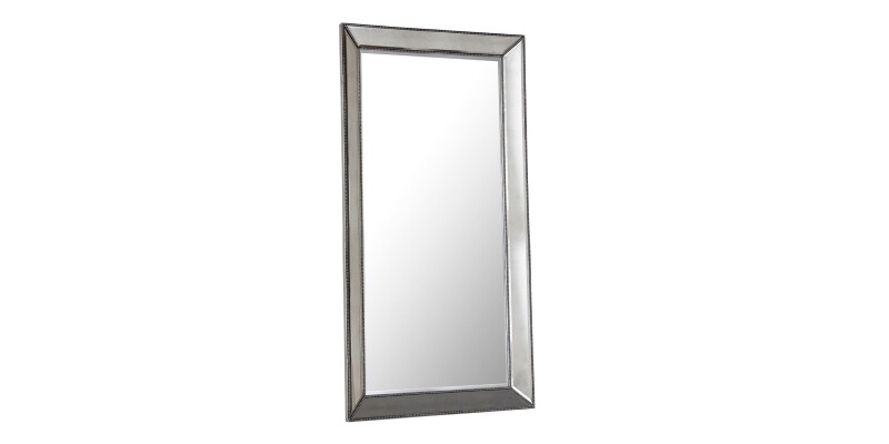 Beaded Floor Mirror 821BM2546B