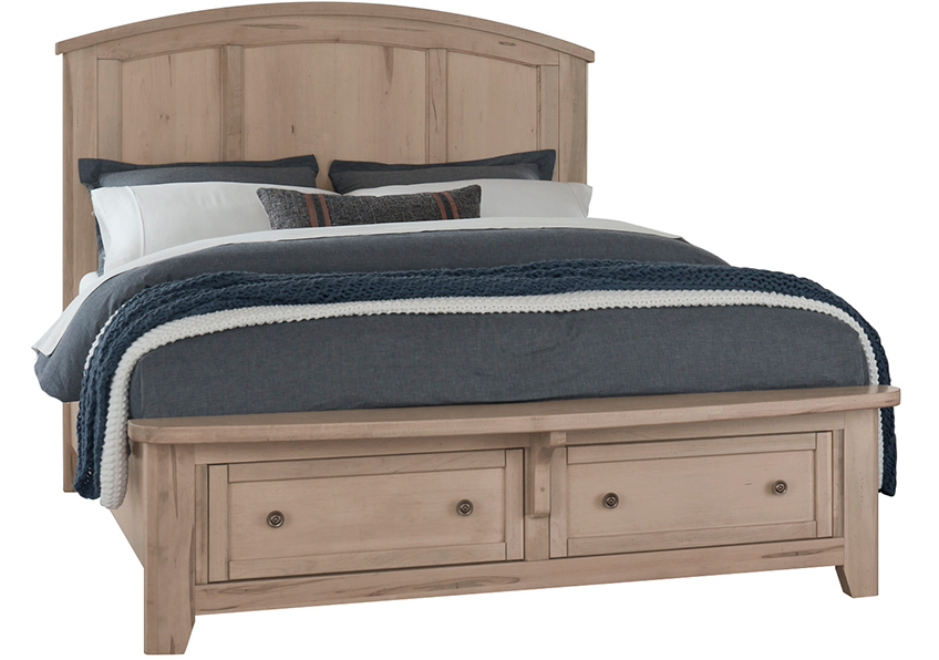 Woodbridge Arch Bed With Storage Footboard in King - 822-667-066B-502-666 822667066B502666