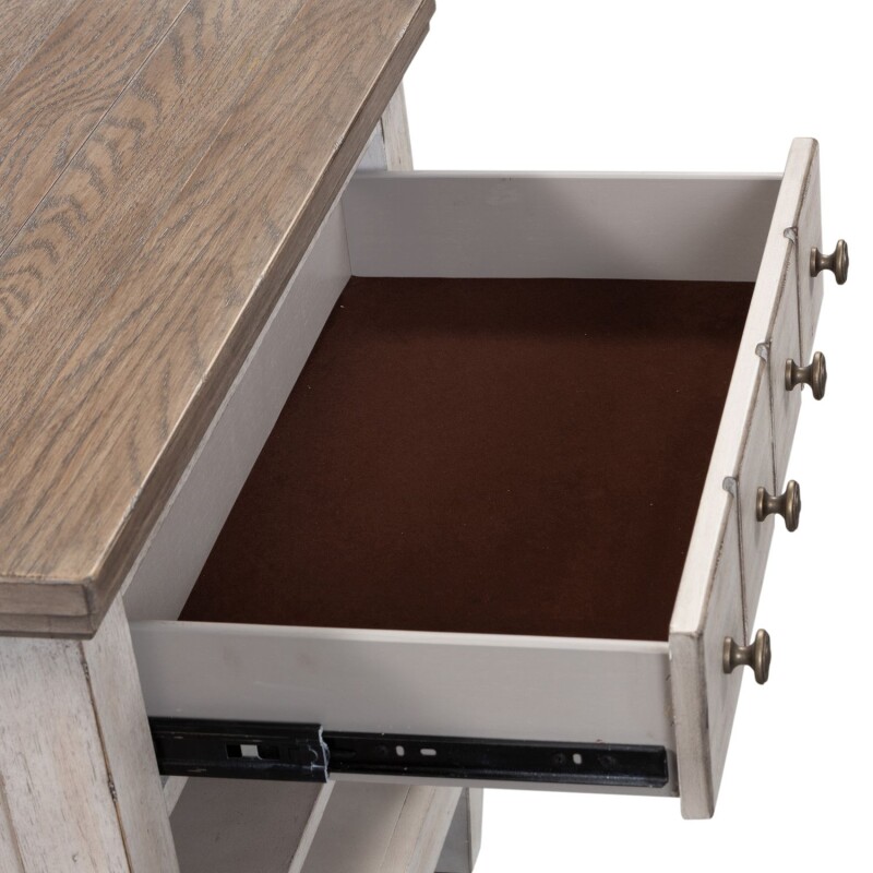 Heartland 1 Drawer Night Stand w/ Charging Station 824BR61