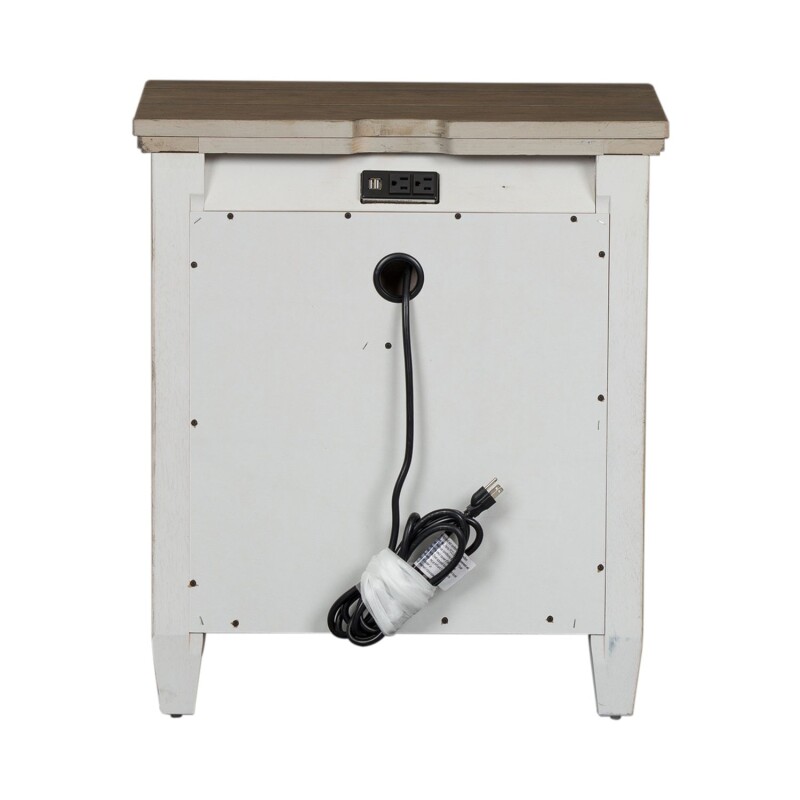 Heartland 2 Drawer Night Stand w/ Charging Station 824BR63