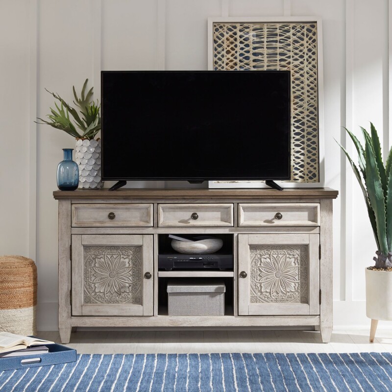 Heartland 56 Inch Tile TV Console 824TV56T