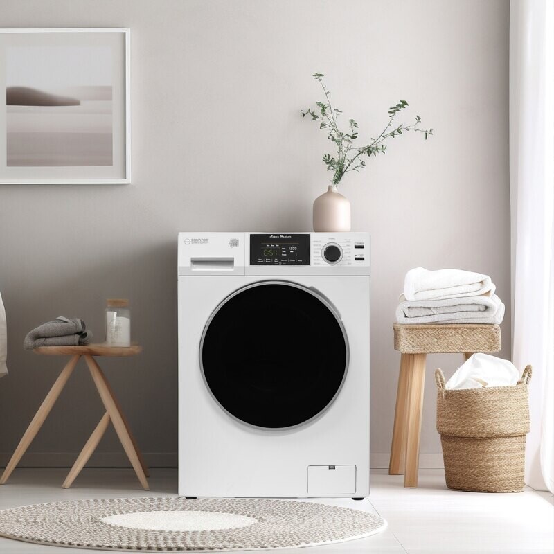 1.6 cu.ft./15 lbs 110V Front load Washer 15 programs + Pet Cycle 826