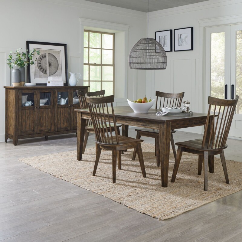 Midland Falls 5 Piece Rectangular Table Set 826CD5RLS