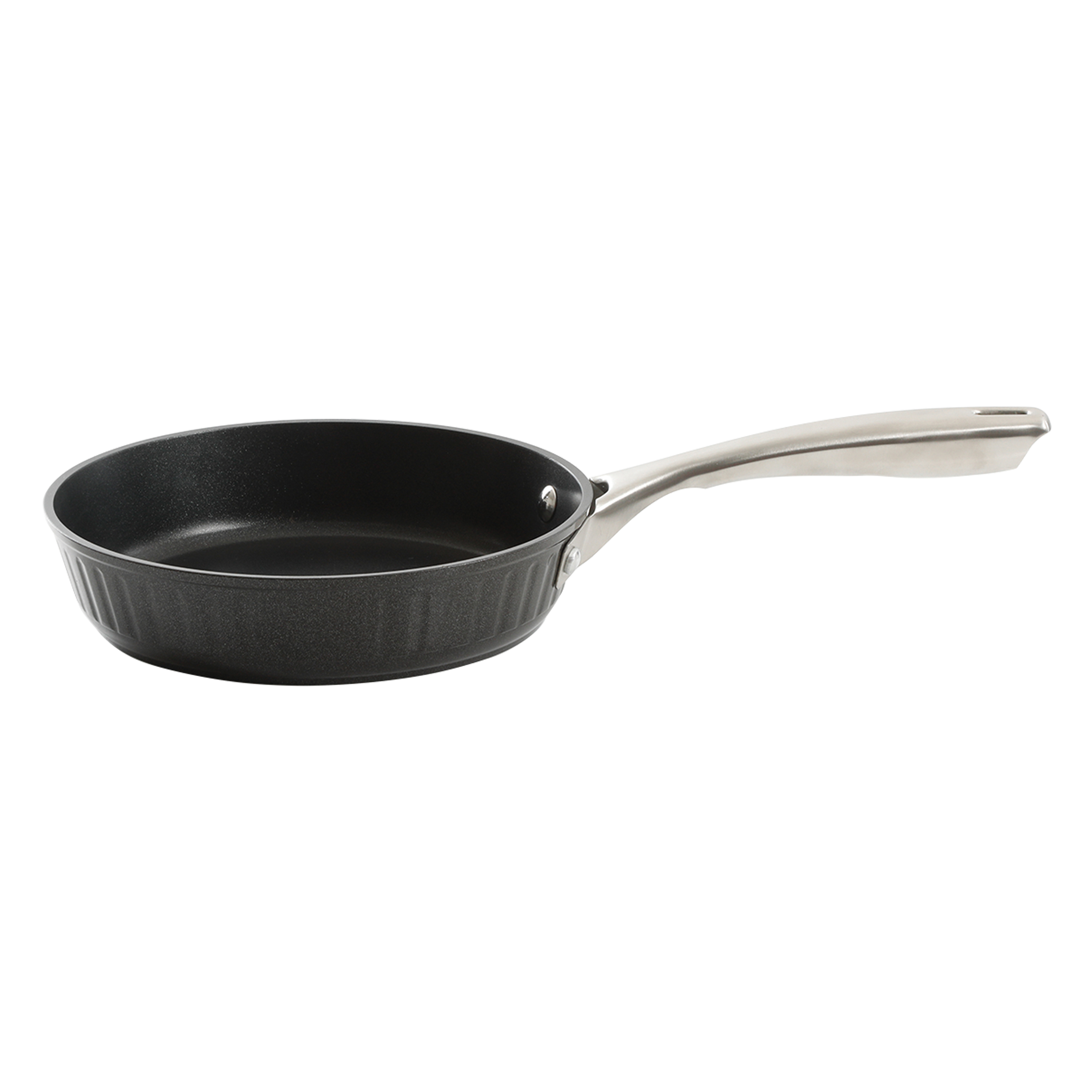 Logan Black Stripe 10-Piece Nonstick Aluminum Induction Safe Cookware Set 8291110