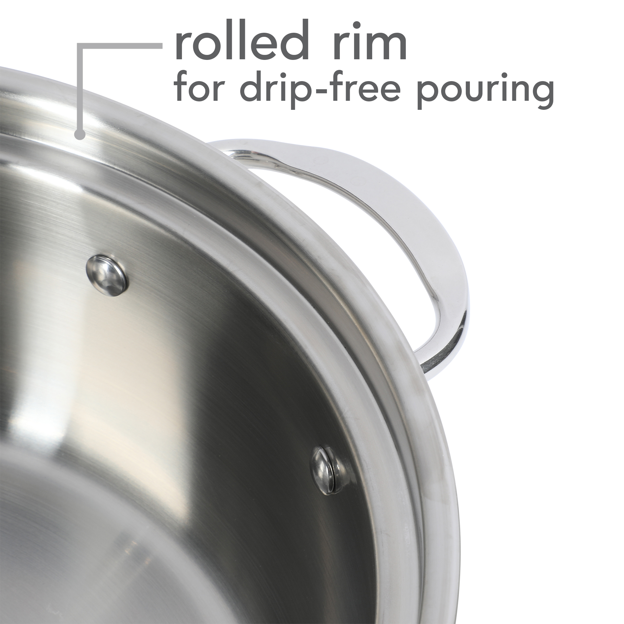 Elite Devon Stainless Steel Multi-steamer Set with Tongs, 5-piece, Mirror Polish Stainless Steel 8292205