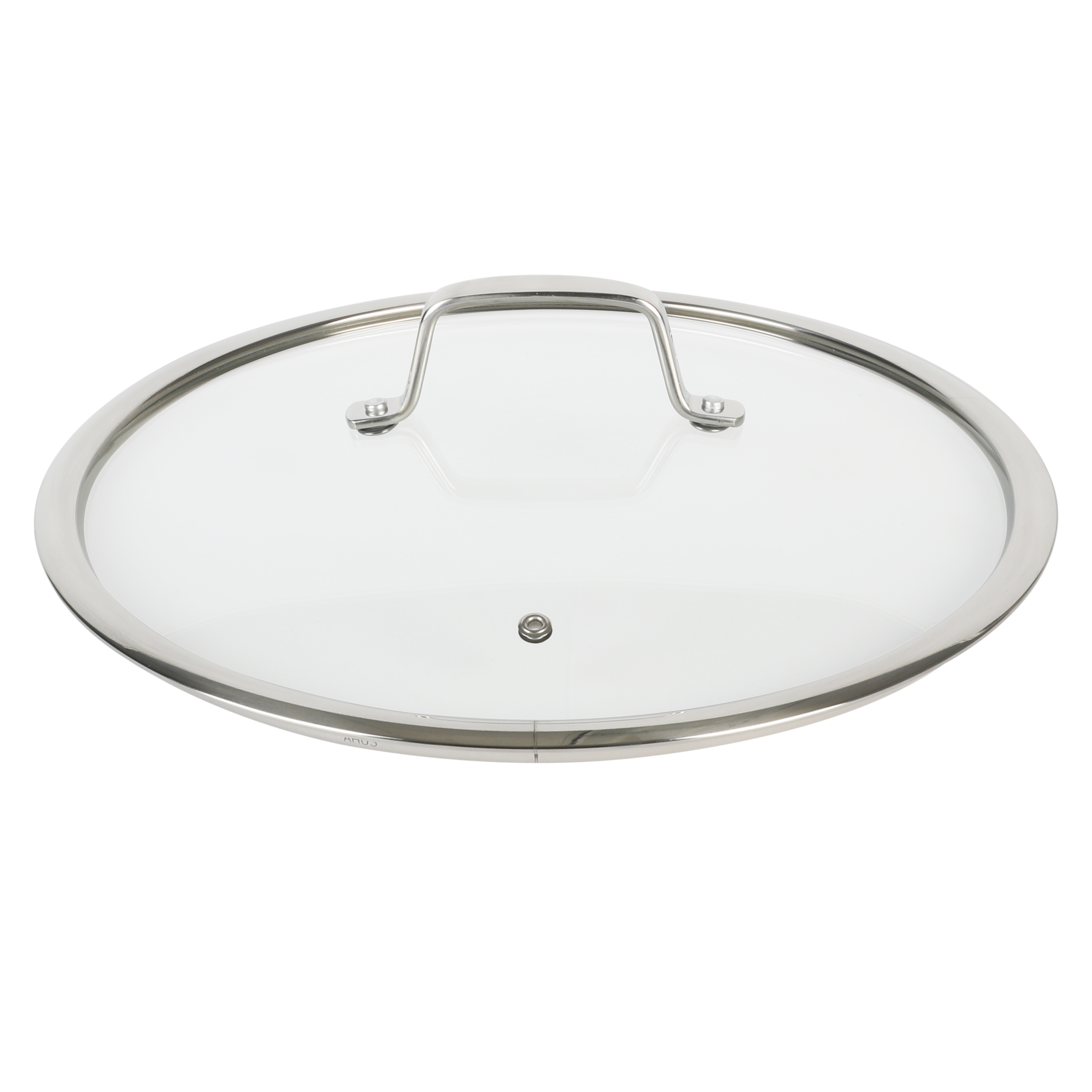 Elite Luke Stainless Steel Wok with Lid, 11-inch, Stainless Steel with Etched Interior 8292702
