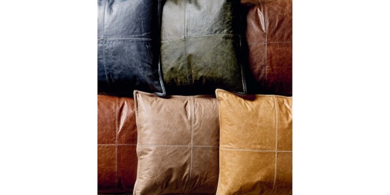Leather Kona Brown Pillow Cov 8301V142024C