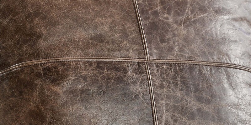 Dumont Leather Cocoa Square Pillow Cover 8301V180021C