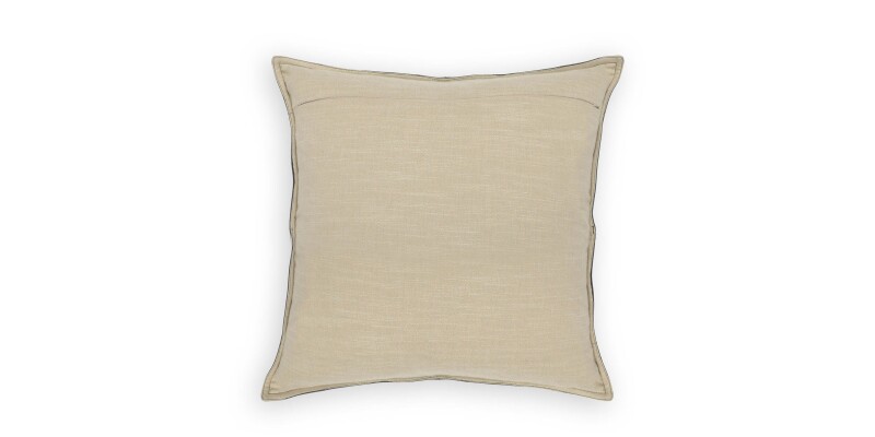 Dumont Leather Cocoa Square Pillow Cover + Insert 8301V180021K