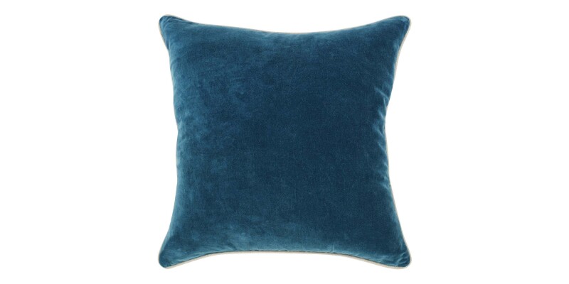 Heirloom Velvet Marine 22" x 22" Square Pillow Cover + Insert 8301V240087K