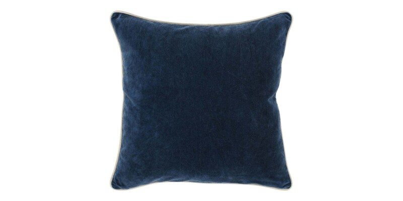 Heirloom Velvet Navy 22" x 22" Square Pillow Cover + Insert 8301V240091K