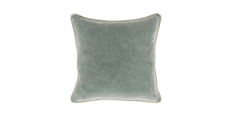 Heirloom Velvet Bay Green 22" x 22" Square Pillow Cover 8301V240147C