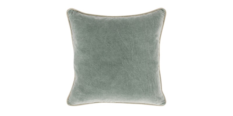 Heirloom Velvet Bay Green 22" x 22" Square Pillow Cover + Insert 8301V240147K