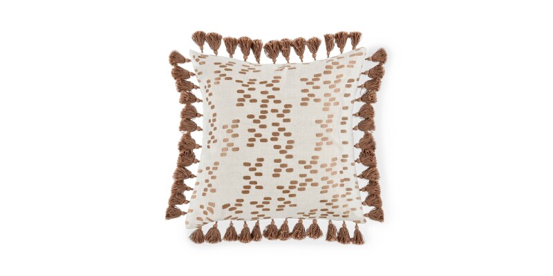 Dane Penny Brown Pillow 8301V270052K