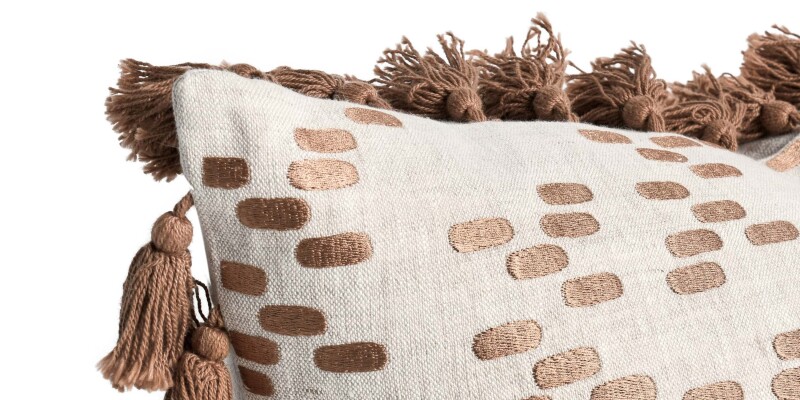 Dane Penny Brown Pillow 8301V270052K