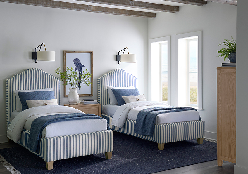 Tide & Timber Twin Upholstered Beds in Twin - 830-331 830331