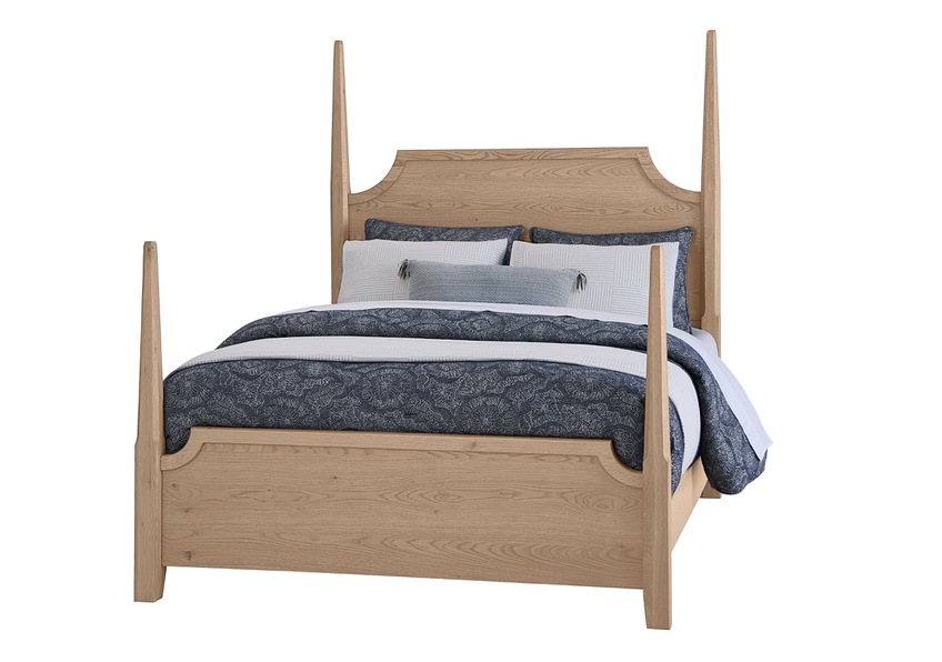 Tide & Timber Pencil Poster Bed in Queen - 830-558-855-922 830558855922