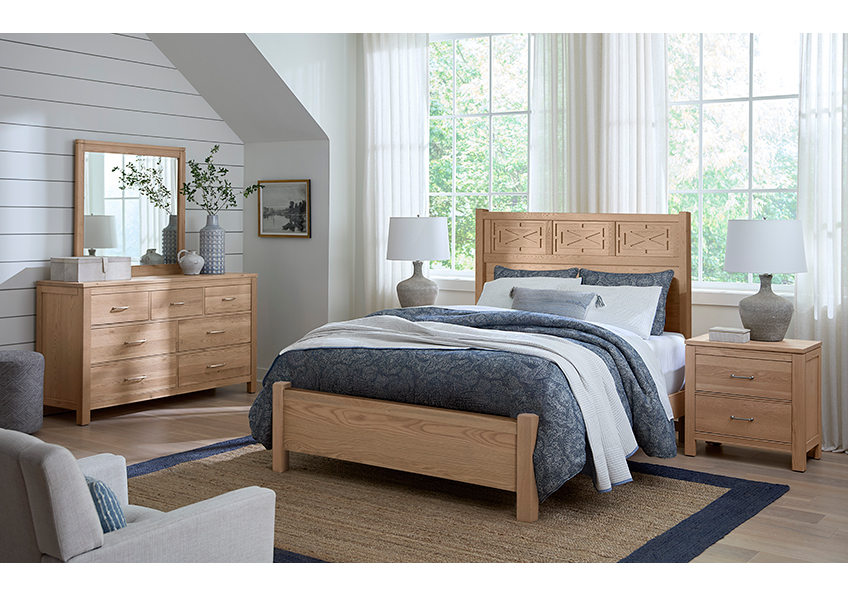 Tide & Timber Fretwork Bed in King - 830-667-766-922-MS1 830667766922MS1