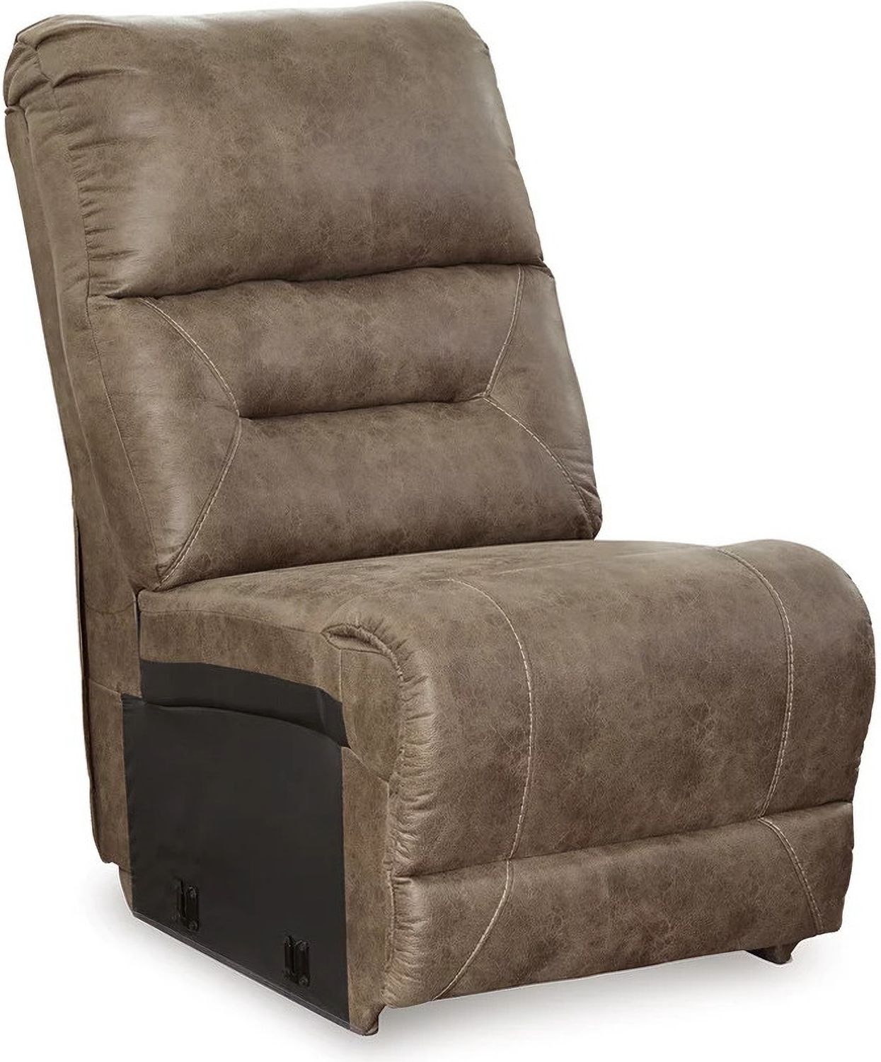 Ravenel Armless Chair In Fossil 8310646