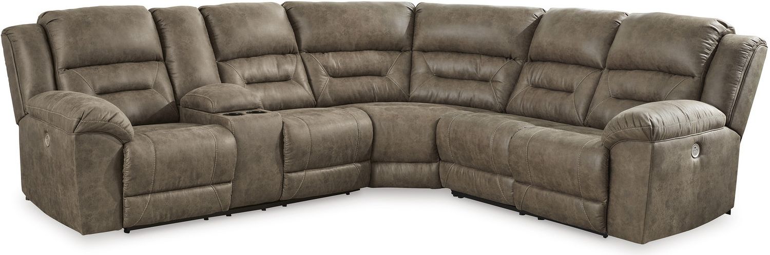 Ravenel 3-Piece LAF Power Reclining Sectional In Fossil 83106S1