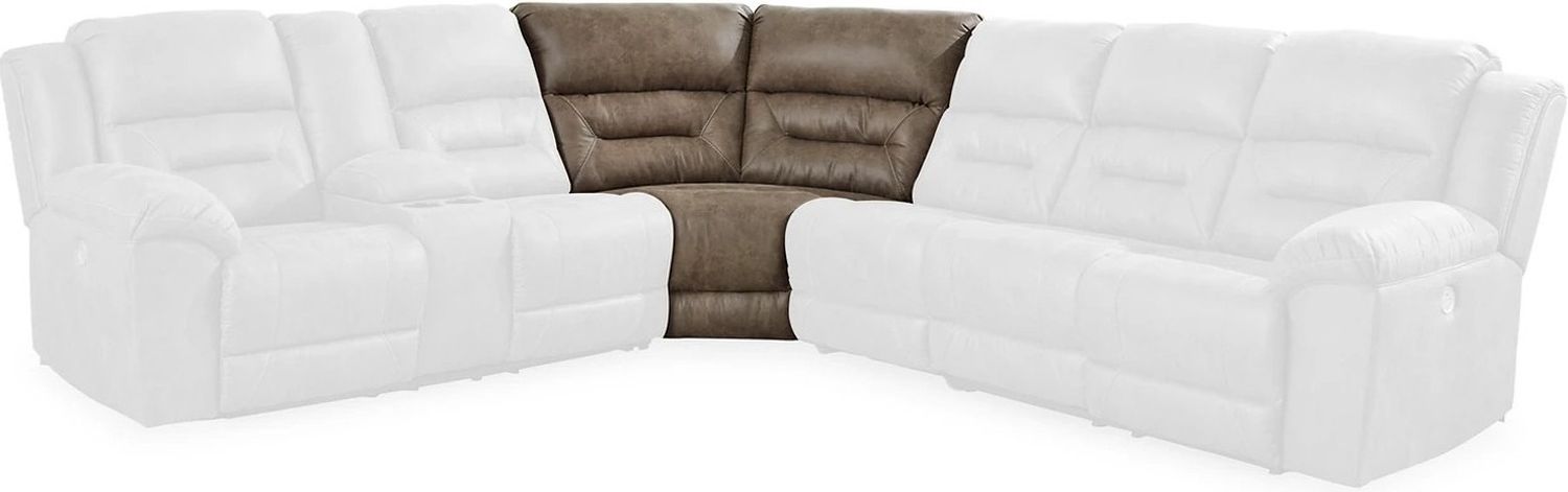 Ravenel 3-Piece RAF Power Reclining Sectional In Fossil 83106S2