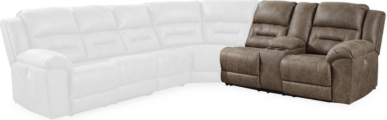 Ravenel 3-Piece RAF Power Reclining Sectional In Fossil 83106S2