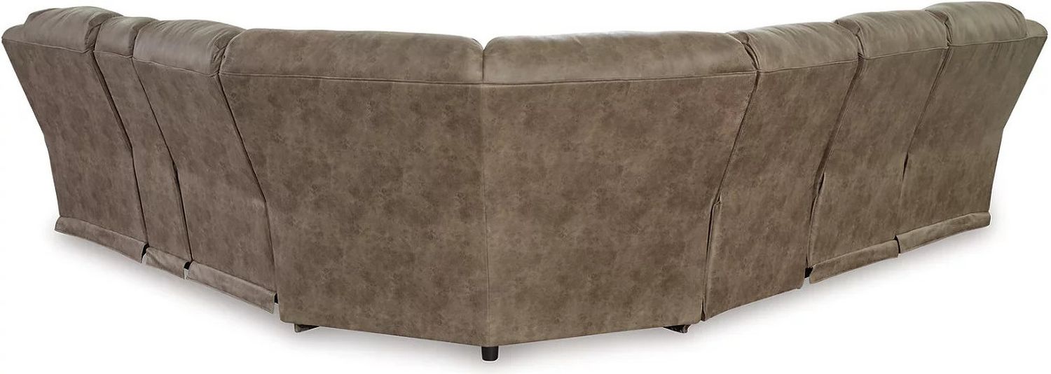 Ravenel 4-Piece RAF Power Reclining Sectional In Fossil 83106S4