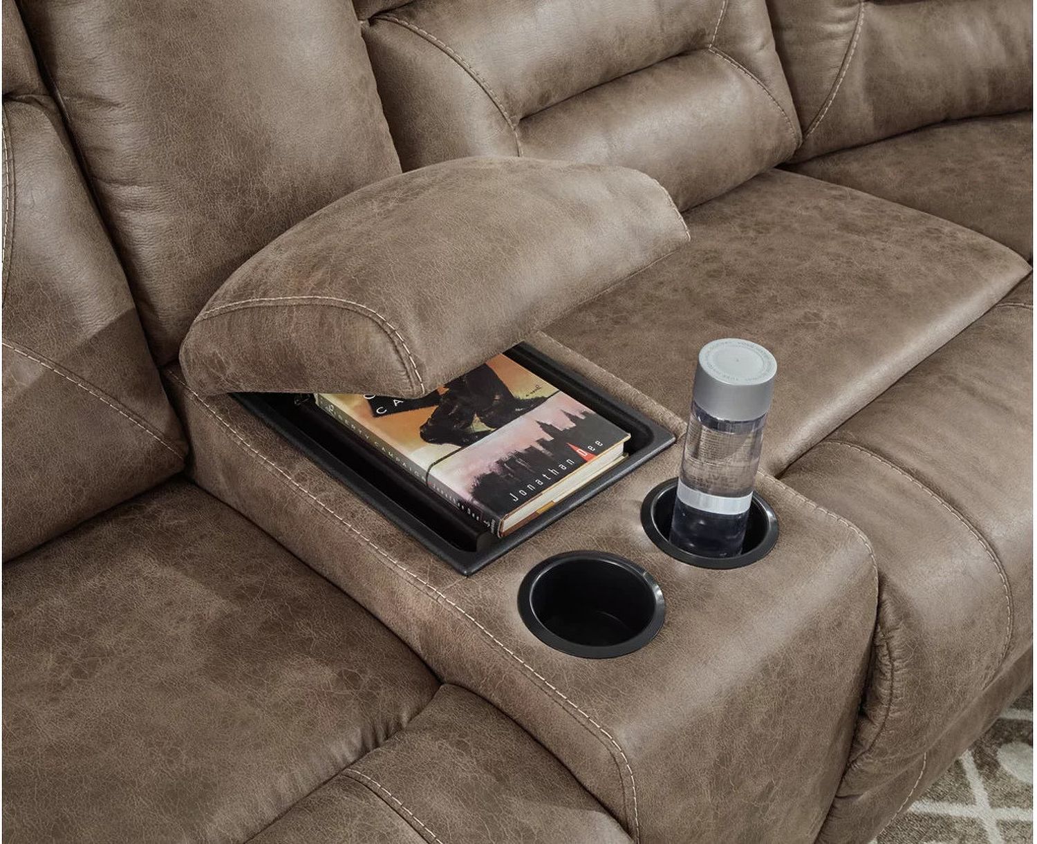 Ravenel 4-Piece RAF Power Reclining Sectional In Fossil 83106S4