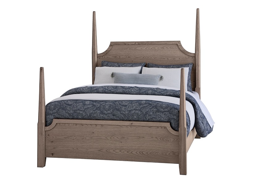 Tide & Timber Pencil Poster Bed in King - 831-668-866-922-MS1 831668866922MS1