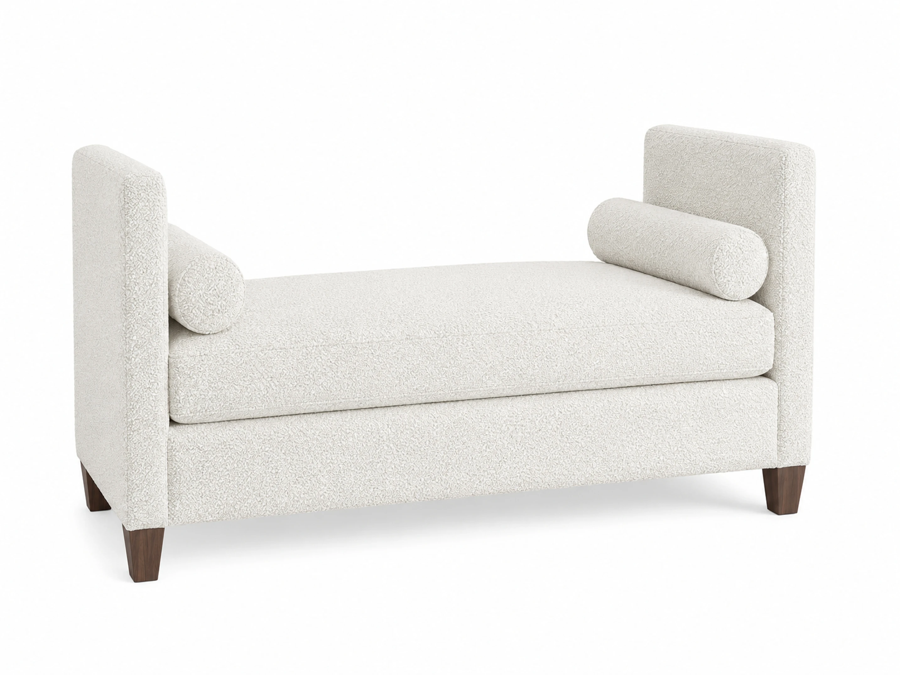 White Boucle' Uph Daybed 835303W