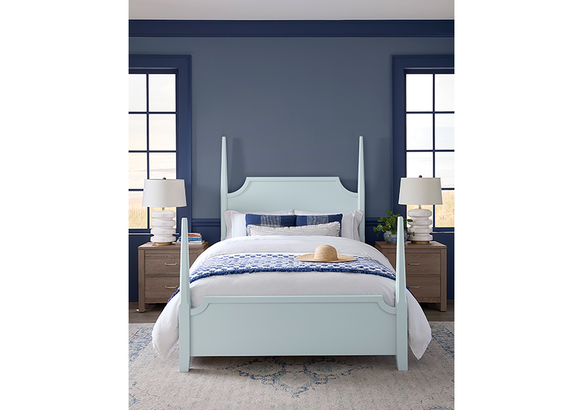 Tide & Timber Pencil Poster Bed in Cal King - 835-668-866-944-MS1 835668866944MS1