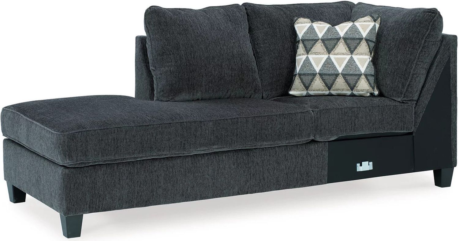 Abinger 2-Piece LAF Sleeper Sectional In Smoke 83905S3