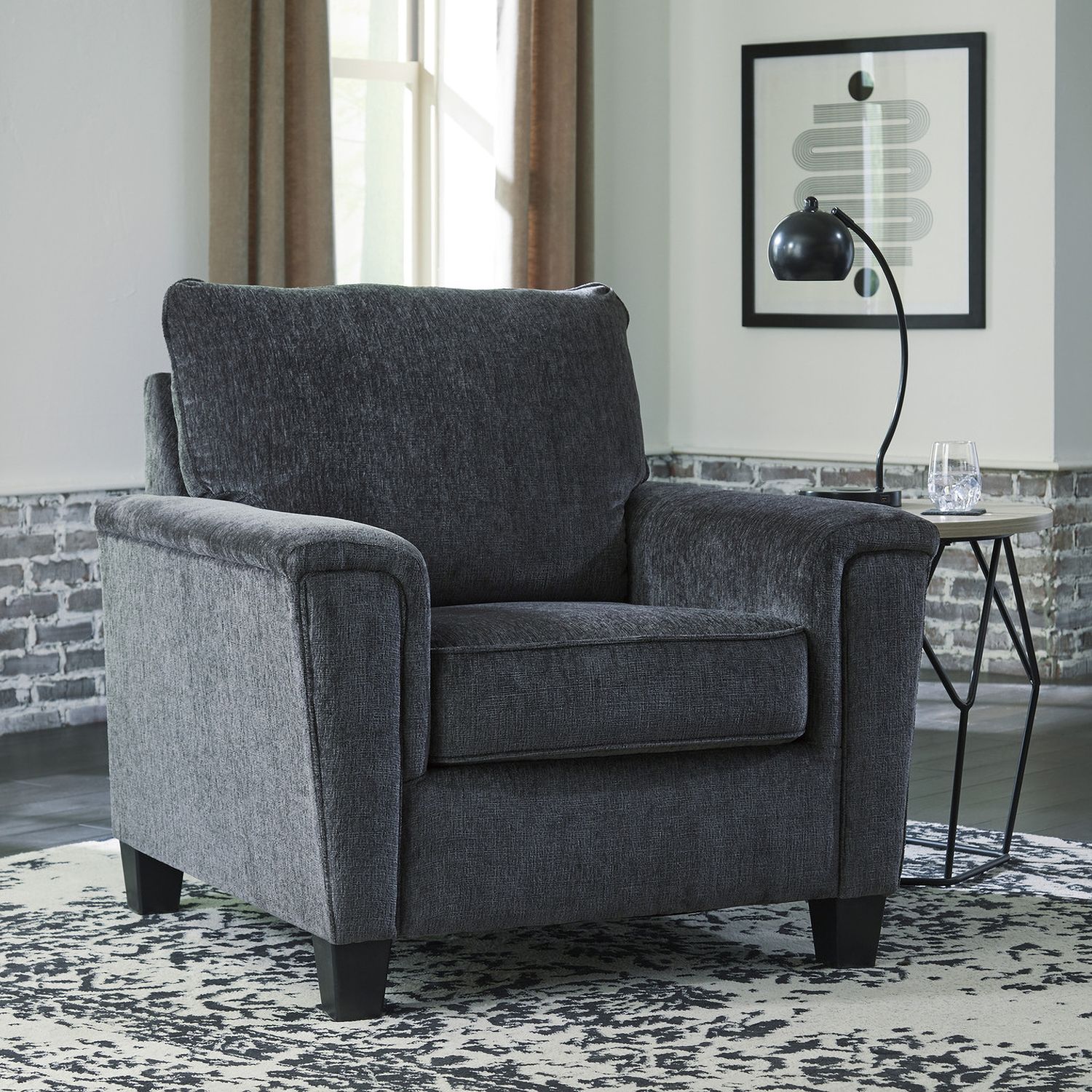 Abinger 2-Piece LAF Sleeper Sectional In Smoke 83905S3