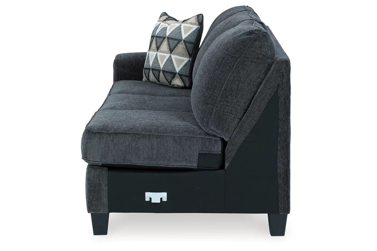 Abinger 2-Piece RAF Sleeper Sectional In Smoke 83905S4