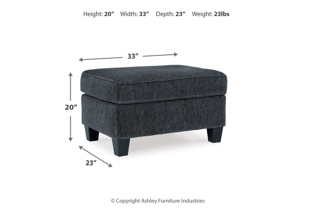 Abinger 2-Piece RAF Sleeper Sectional In Smoke 83905S4