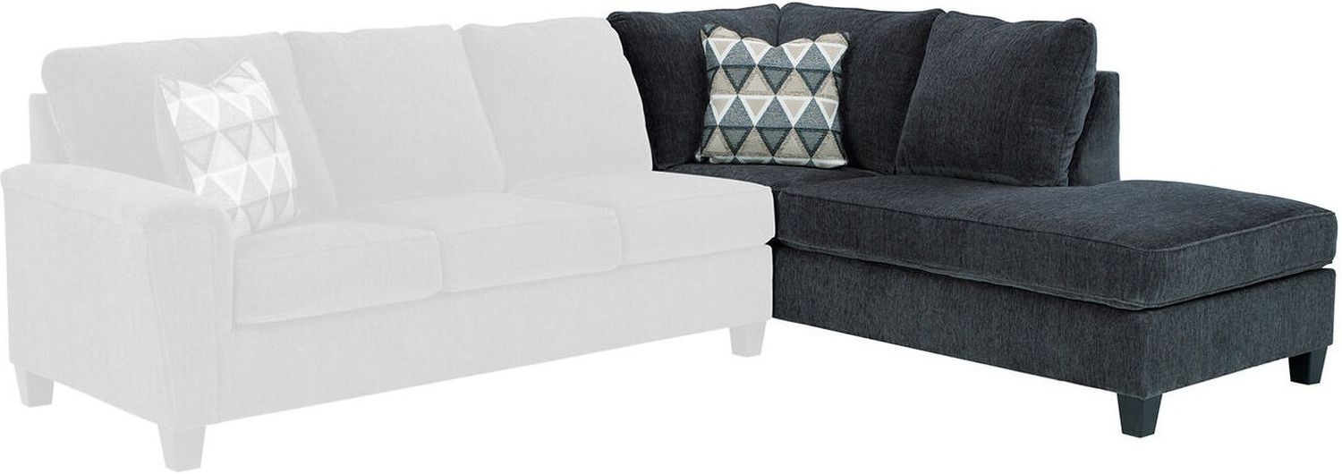 Abinger 2-Piece RAF Sleeper Sectional In Smoke 83905S4